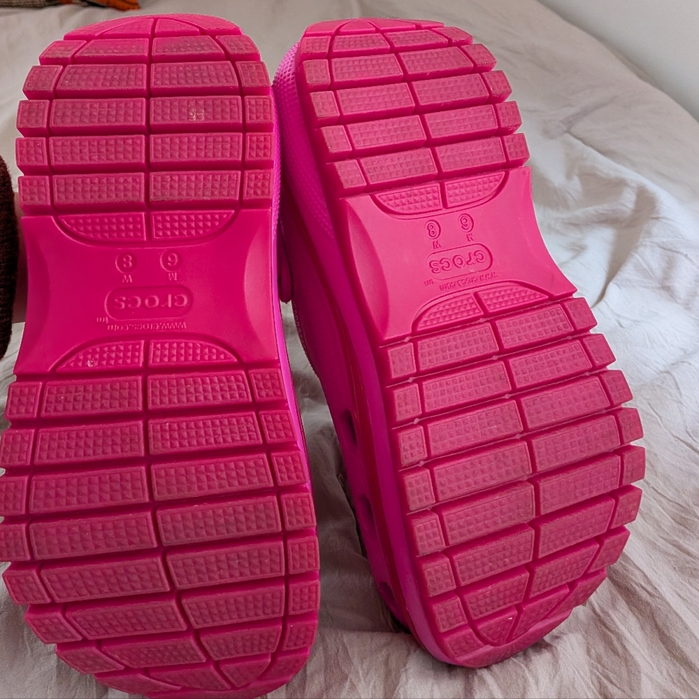 CROCS Pink Mules & Clogs - Picture 6 of 6